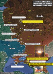 Ukrainian Attacks On Territory Of Russia On September 21, 2024 (Map Update)