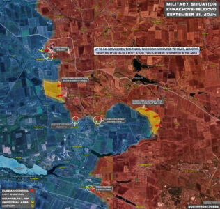 Military Situation In Russian Kursk Region And On Ukrainian Frontlines On September 21, 2024 (Maps Update)