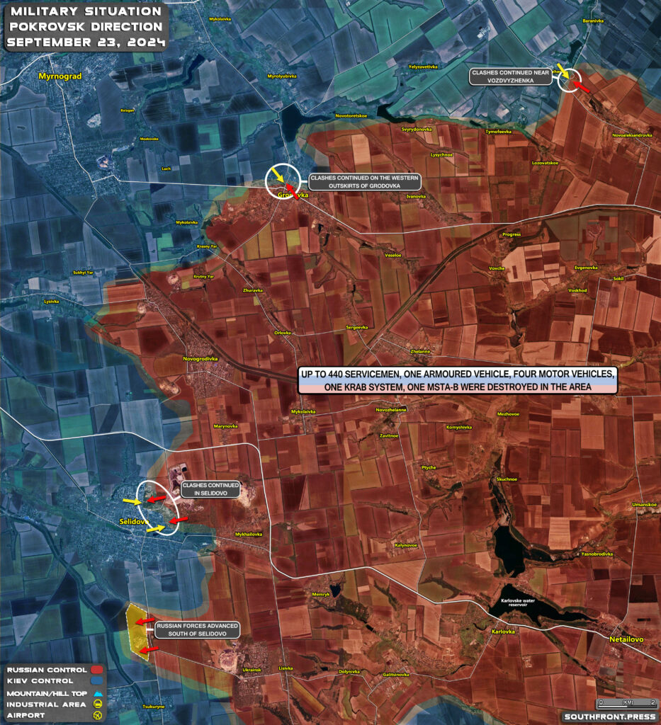 Military Situation In Russian Kursk Region And On Ukrainian Frontlines On September 23, 2024 (Maps Update)