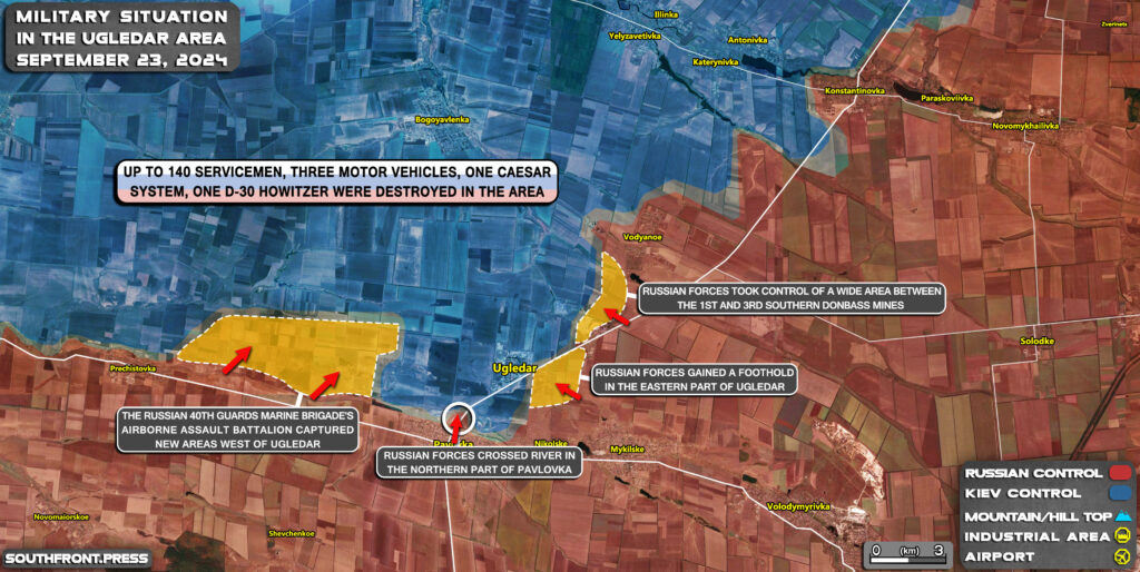 Military Situation In Russian Kursk Region And On Ukrainian Frontlines On September 23, 2024 (Maps Update)