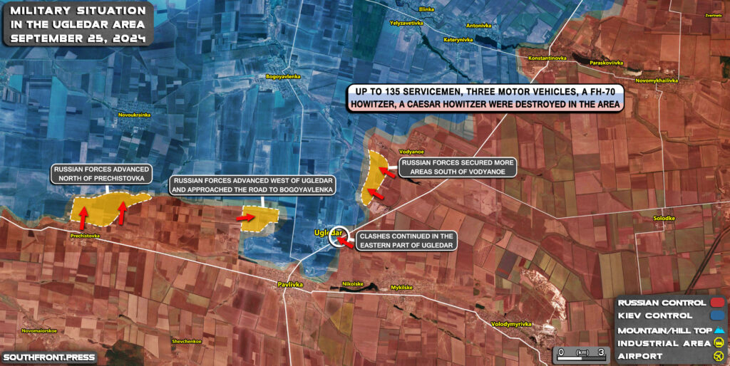 Military Situation In Russian Kursk Region And On Ukrainian Frontlines On September 25, 2024 (Maps Update)