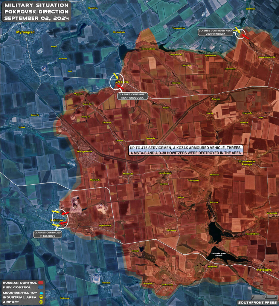 Military Situation In Russian Kursk Region And On Ukrainian Frontlines On September 2, 2024 (Maps Update)