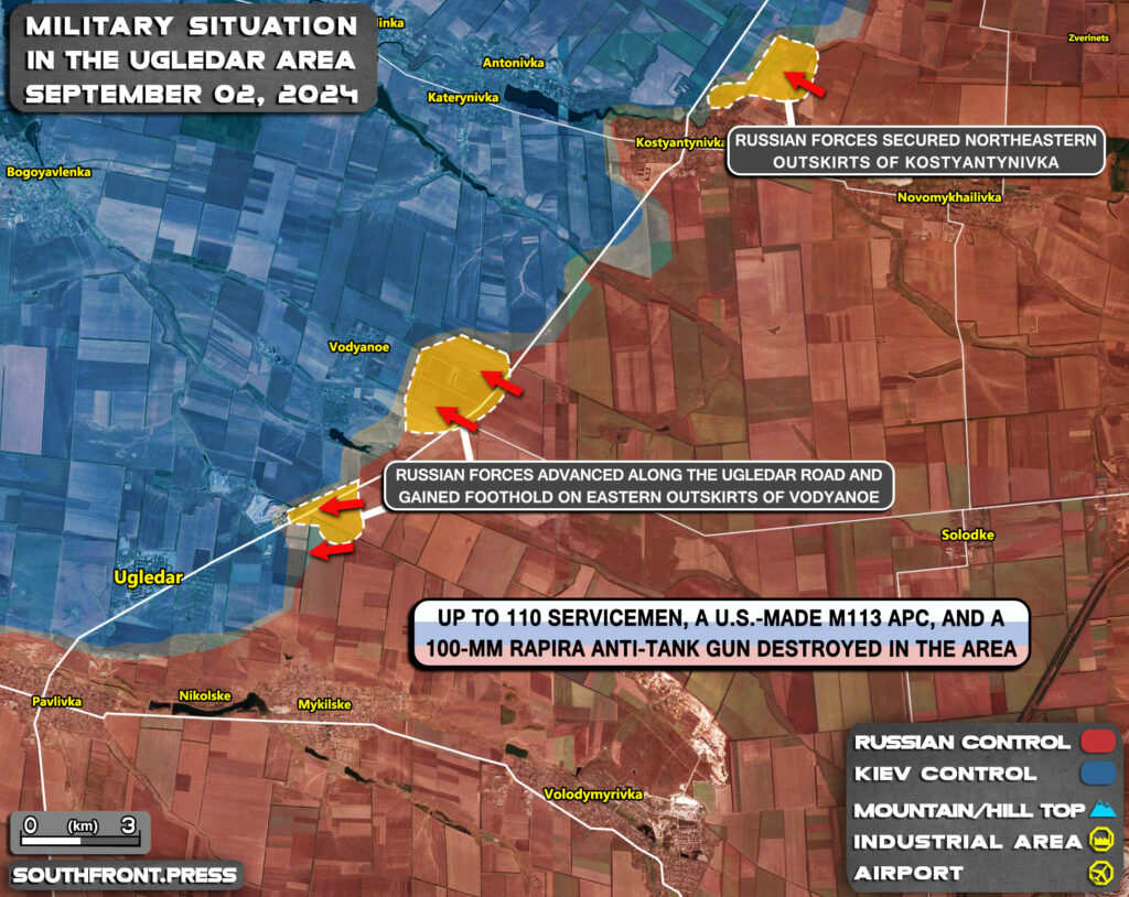 Military Situation In Russian Kursk Region And On Ukrainian Frontlines On September 2, 2024 (Maps Update)