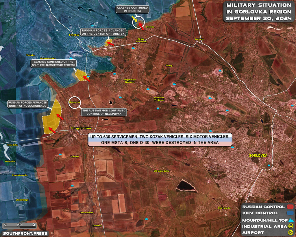 Military Situation In Russian Kursk Region And On Ukrainian Frontlines On September 30, 2024 (Maps Update)