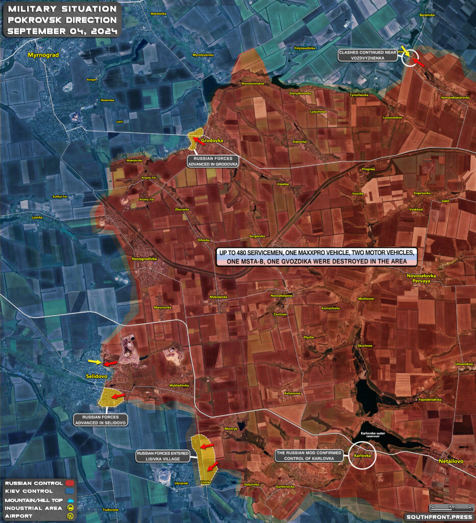 Military Situation In Russian Kursk Region And On Ukrainian Frontlines On September 4, 2024 (Maps Update)