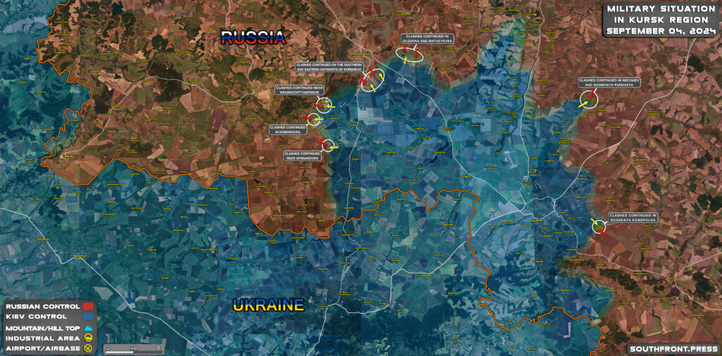 Military Situation In Russian Kursk Region And On Ukrainian Frontlines On September 4, 2024 (Maps Update)