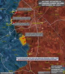 Military Situation In Russian Kursk Region And On Ukrainian Frontlines On September 5, 2024 (Maps Update)