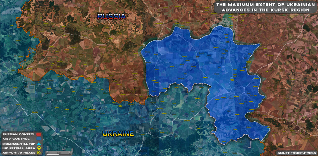 The Maximum Extend Of Ukrainian Advances In The Kursk Region On September 7, 2024 (Map Update)