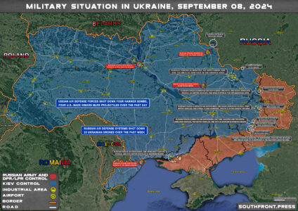 Military Situation In Russian Kursk Region And On Ukrainian Frontlines On September 8, 2024 (Maps Update)