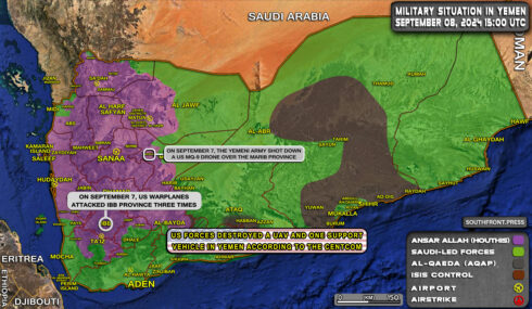 Military Situation In Yemen On September 8, 2024 (Map Update)