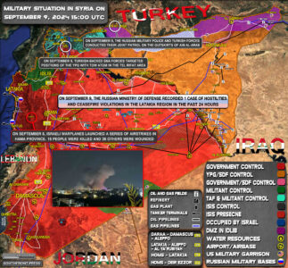 Military Situation In Syria On September 9, 2024 (Map Update)