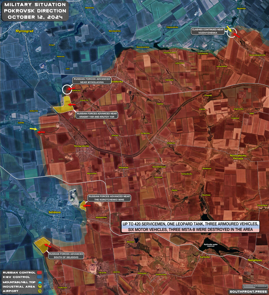 Military Situation In Russian Kursk Region And On Ukrainian Frontlines On October 12, 2024 (Maps Update)