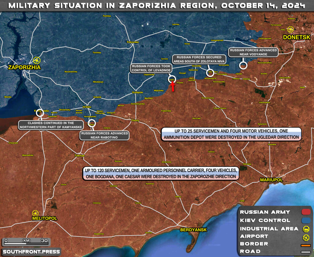 Military Situation In Russian Kursk Region And On Ukrainian Frontlines On October 14, 2024 (Maps Update)