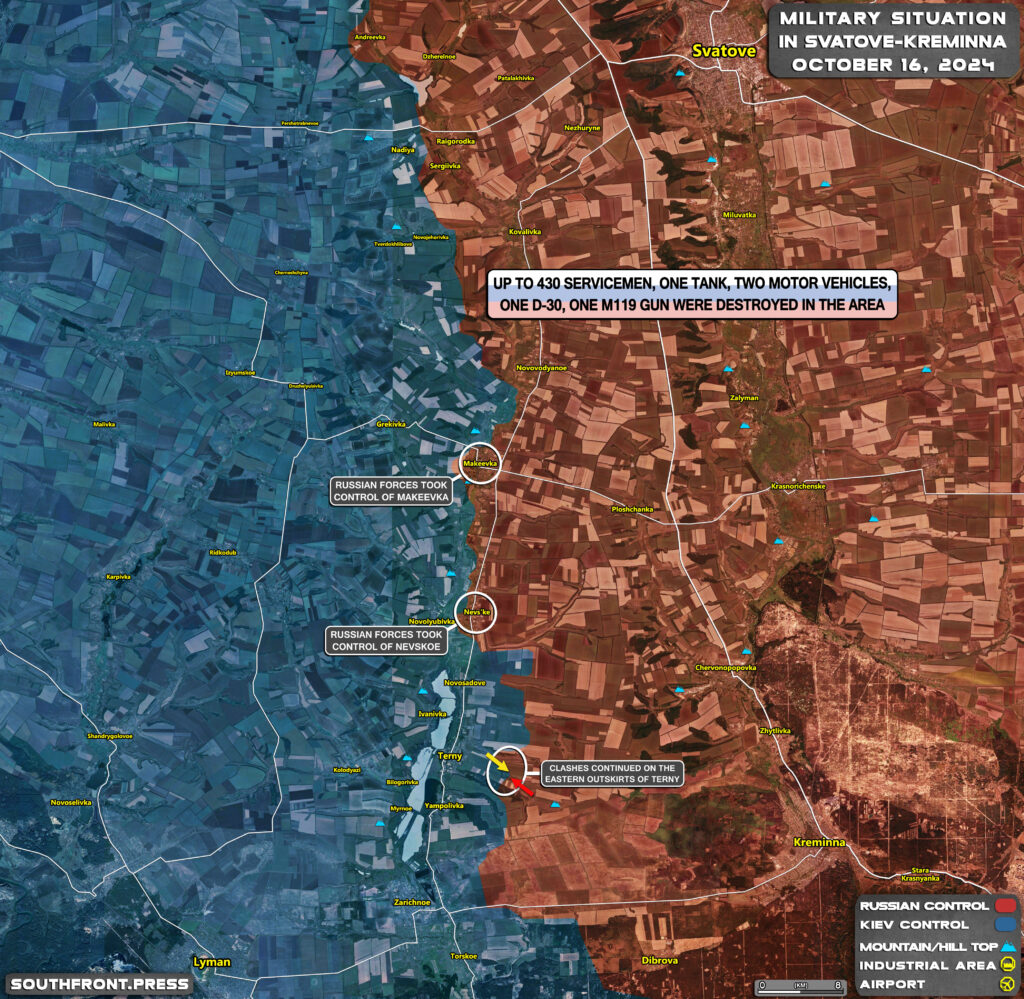 Military Situation In Russian Kursk Region And On Ukrainian Frontlines On October 16, 2024 (Maps Update)