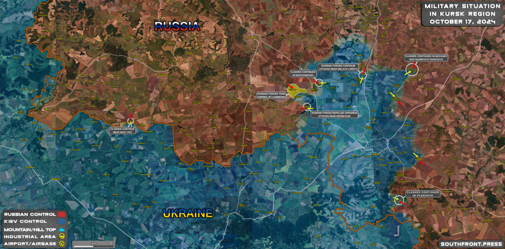 Military Situation In Russian Kursk Region And On Ukrainian Frontlines On October 17, 2024 (Maps Update)