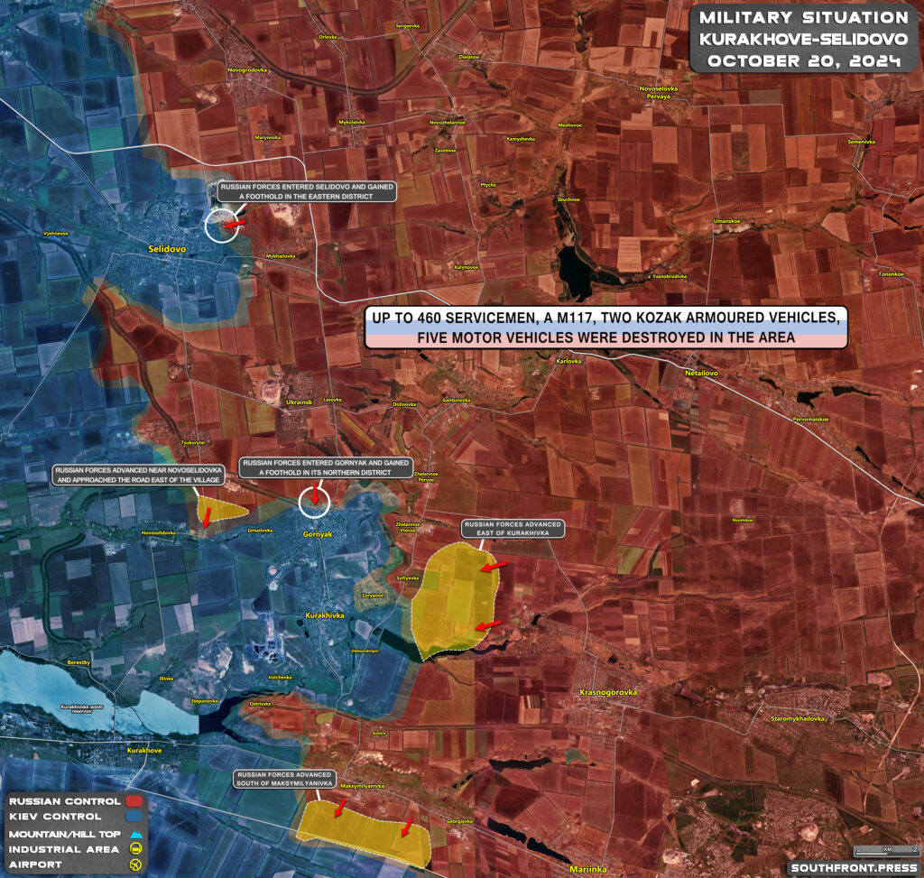 Military Situation In Russian Kursk Region And On Ukrainian Frontlines On October 20, 2024 (Maps Update)