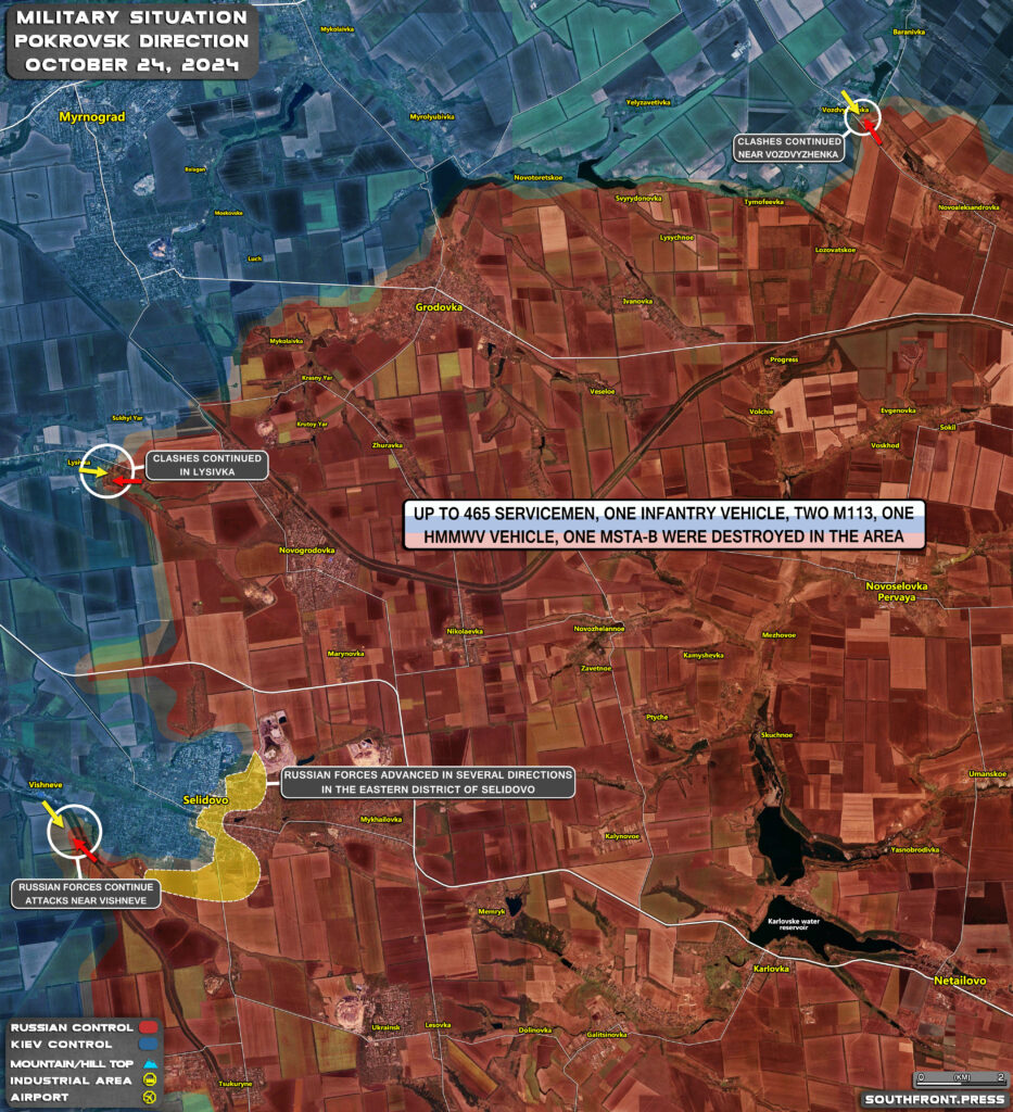 Military Situation In Russian Kursk Region And On Ukrainian Frontlines On October 24, 2024 (Maps Update)