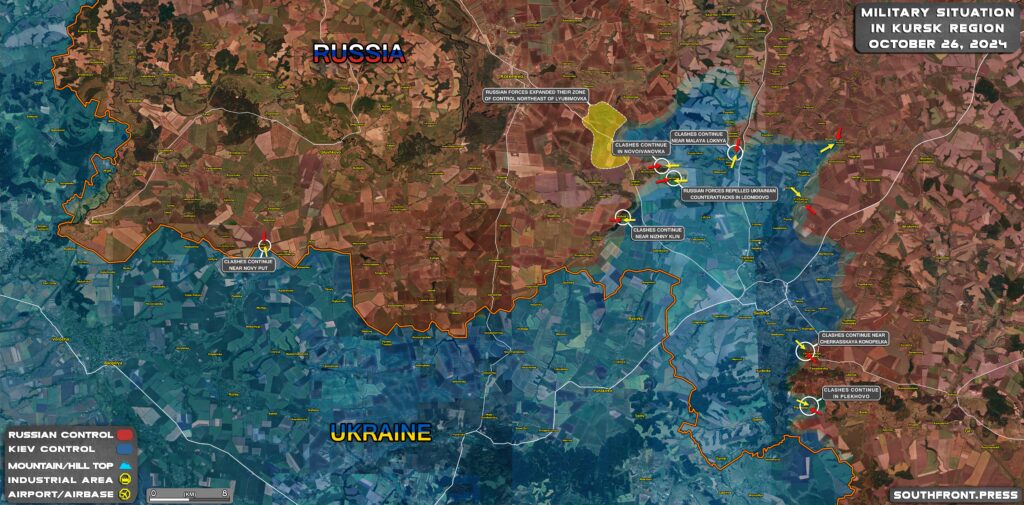 Military Situation In Russian Kursk Region And On Ukrainian Frontlines On October 26, 2024 (Maps Update)