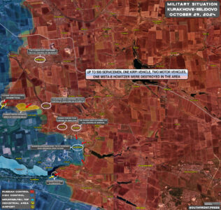 Military Situation On Ukrainian Frontlines On October 29, 2024 (Maps Update)