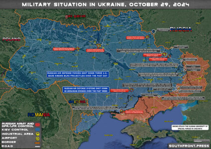 Military Situation On Ukrainian Frontlines On October 29, 2024 (Maps Update)