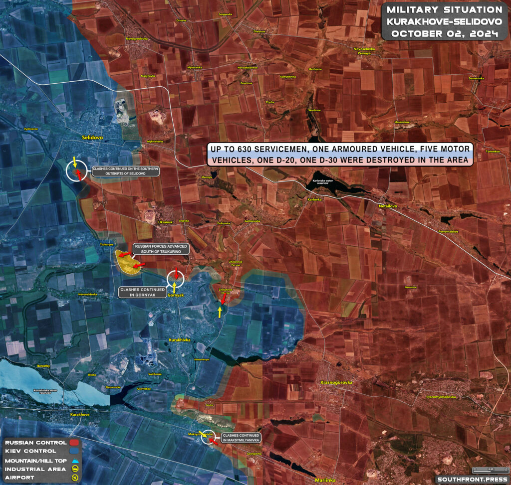 Military Situation In Russian Kursk Region And On Ukrainian Frontlines On October 2, 2024 (Maps Update)