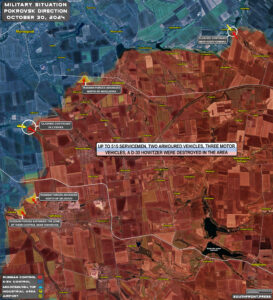 Military Situation On Ukrainian Frontlines On October 30, 2024 (Maps Update)