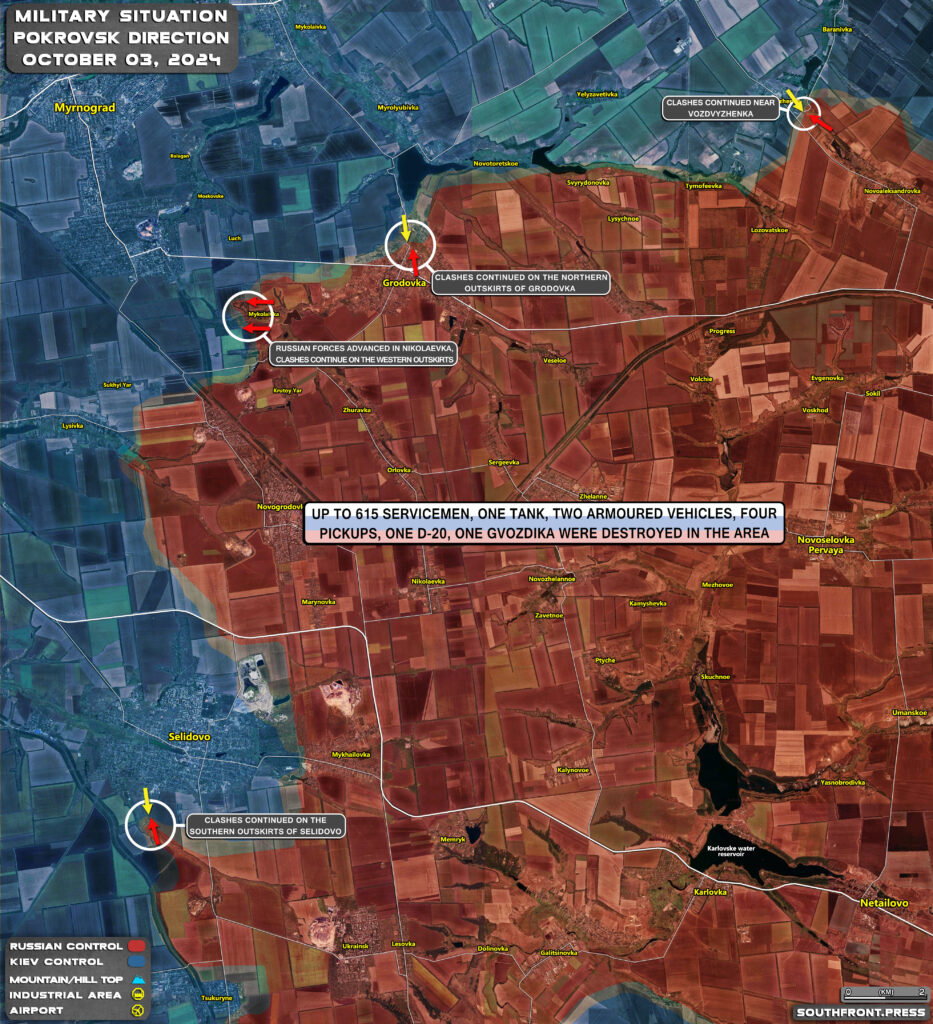 Military Situation On Ukrainian Frontlines On October 3, 2024 (Maps Update)