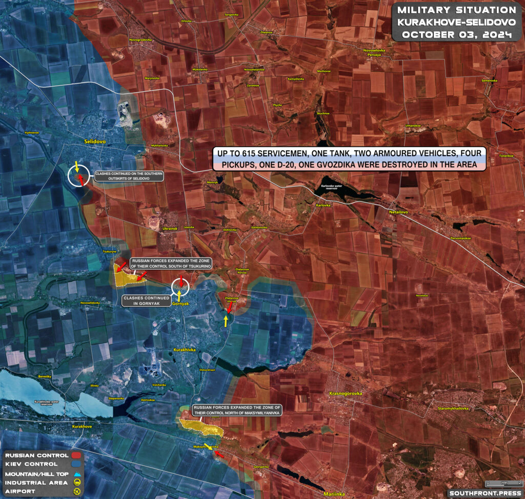 Military Situation On Ukrainian Frontlines On October 3, 2024 (Maps Update)