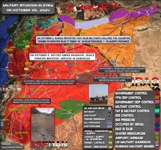 Military Situation In Syria On October 5, 2024 (Map Update)