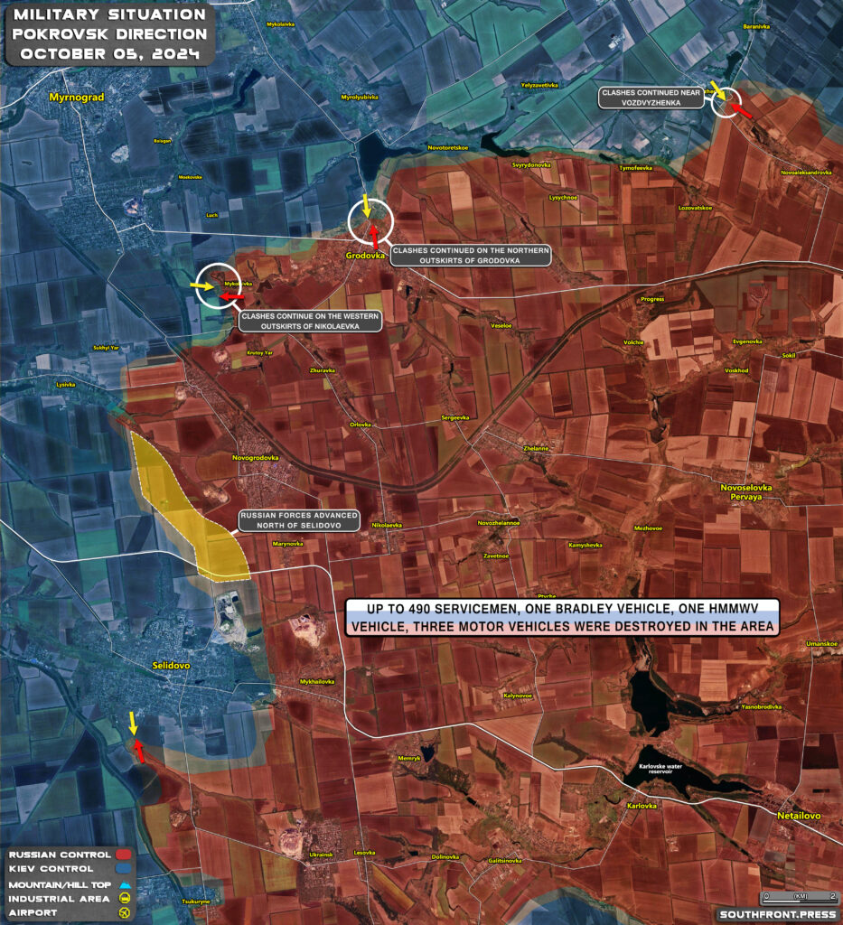 Military Situation On Ukrainian Frontlines On October 5, 2024 (Maps Update)