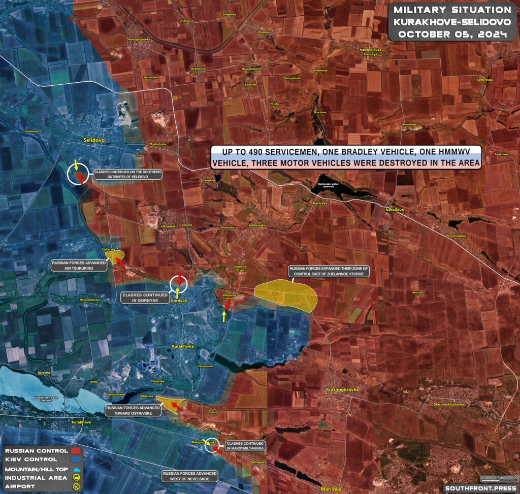 Military Situation On Ukrainian Frontlines On October 5, 2024 (Maps Update)