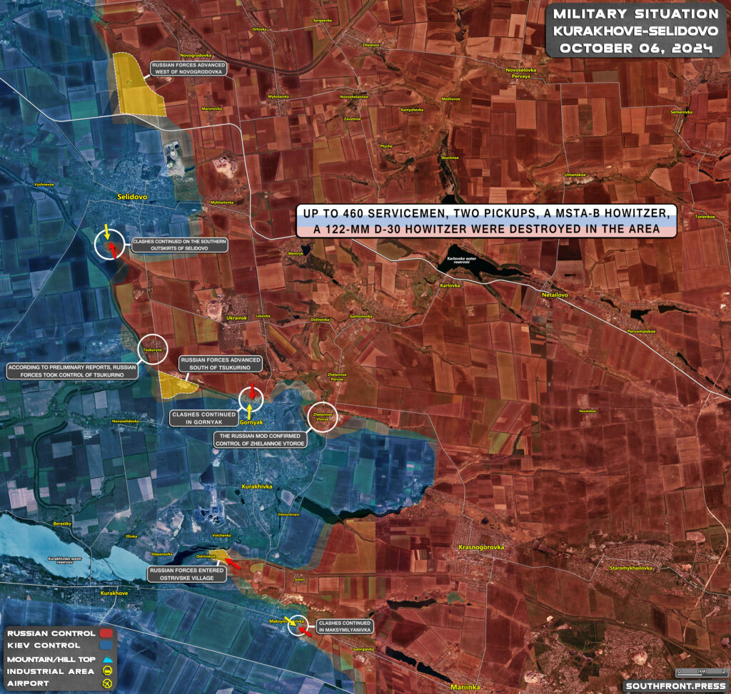 Military Situation In Russian Kursk Region And On Ukrainian Frontlines On October 6, 2024 (Maps Update)