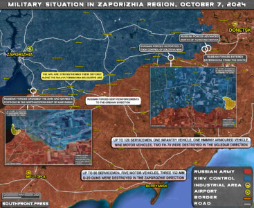 Military Situation On Ukrainian Frontlines On October 7, 2024 (Map Update)