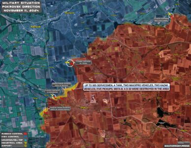 Military Situation On Ukrainian Frontlines On November 11, 2024 (Maps Update)