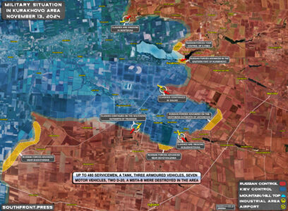 Military Situation On Ukrainian Frontlines On November 13, 2024 (Maps Update)