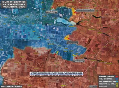 Military Situation On Ukrainian Frontlines On November 16, 2024 (Maps Update)