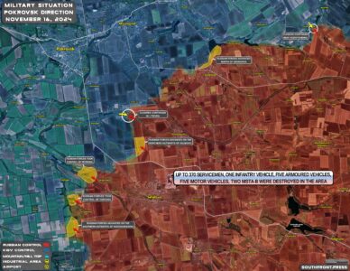 Military Situation On Ukrainian Frontlines On November 16, 2024 (Maps Update)