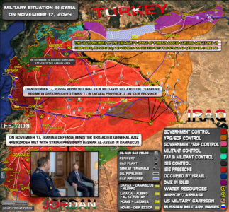 Military Situation In Syria On November 17, 2024 (Map Update)