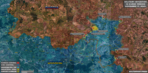 Military Situation In Russian Kursk Region And On Ukrainian Frontlines On November 17, 2024 (Maps Update)