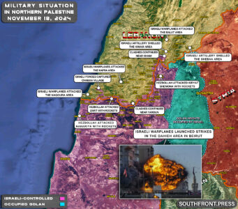 Military Situation In Palestine On November 18, 2024 (Maps Update)