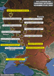 Ukrainian Attacks On Territory Of Russia On November 20, 2024 (Map Update)