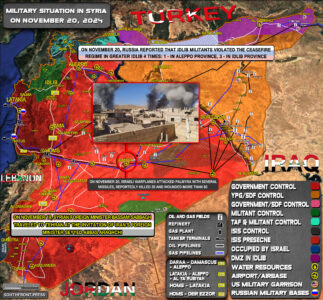 Military Situation In Syria On November 20, 2024 (Map Update)