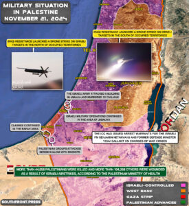 Military Situation In Palestine On November 21, 2024 (Maps Update)