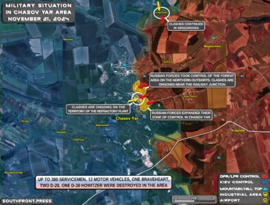 Russian Army Surrounds Ukrainian Citadel In Chasov Yar