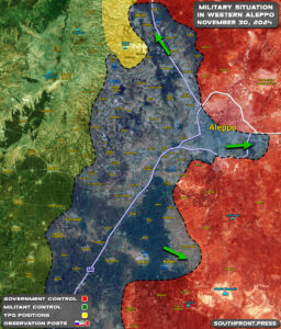 Military Situation In Syria On November 30, 2024 (Maps Update)