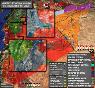 Military Situation In Syria On November 30, 2024 (Maps Update)