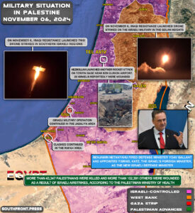 Military Situation In Palestine On November 6, 2024 (Maps Update)