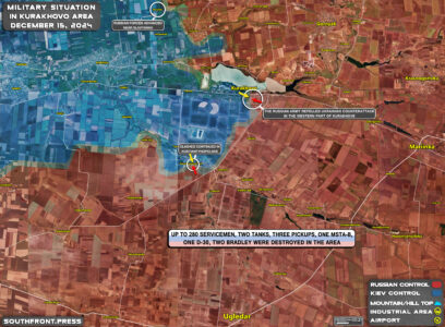 Military Situation On Ukrainian Frontlines On December 15, 2024 (Map Update)