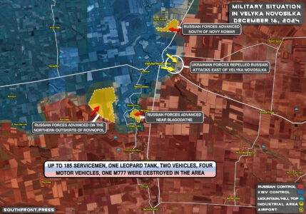 From One Cauldron To Another: Ukrainian Forces Surrounded South Of Velyka Novosilka