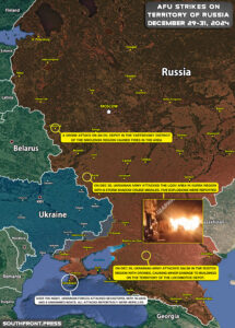 Military Situation In Russian Kursk Region And Ukrainian Attacks On Territory Of Russia On December 31, 2024 (Maps Update)